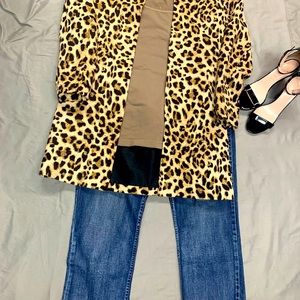 Leopard print jacket